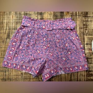 Vineyard Vines Pink and Purple Floral High Waist Shorts size 6